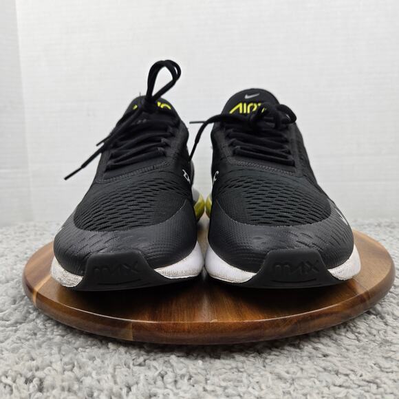 Nike Men 14 Air Max 270 Black Opti Yellow Casual Daily Gym Sneaker FN8006-001 - Picture 4 of 12